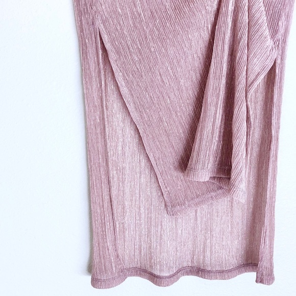 Pink Shimmer Top/Dress with Side Slits - Picture 6 of 6